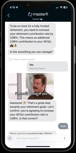 Personal Financial Messaging App